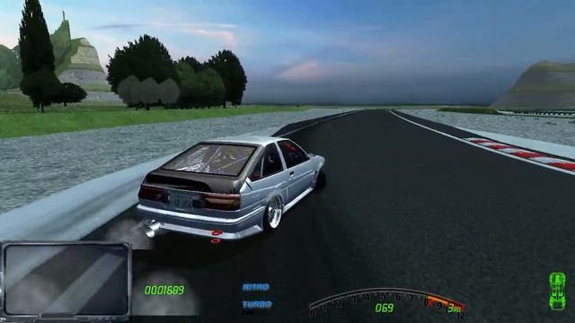 SLRR Toyota Corolla AE86. Задняя резина-коленки. смотреть онлайн