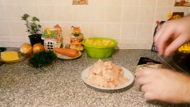 Жаркое картошка с куриным филе в духовке Анимация смотреть онлайн