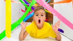 Влад и Ники учатся питаться здоровой пищей и заниматься спортом [Видео для детей]