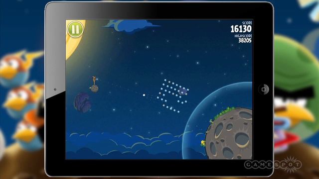 Angry Birds Space Level 1-9 - 3 Star Walkthrough смотреть онлайн