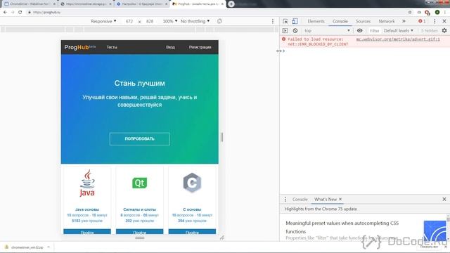 1. Устанавливаем и запускаем Selenium. Парсинг сайтов при помощи Python и Selenium