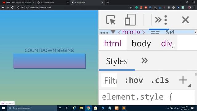 How to Create a Countdown Timer with JavaScript смотреть онлайн