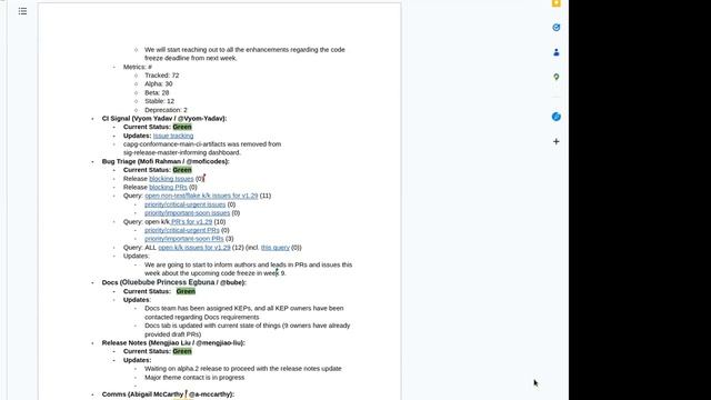 Kubernetes Release Team Meeting for 20231011 смотреть онлайн
