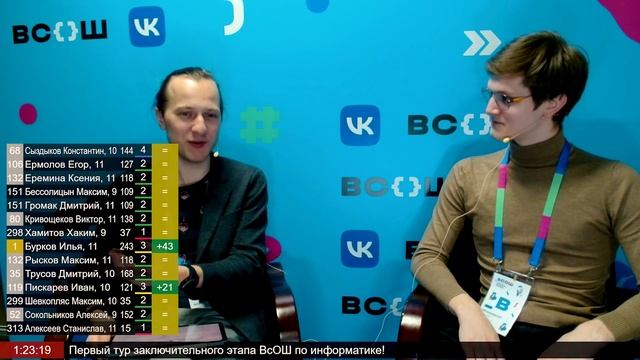 Всерос по информатике в Тюмени смотреть онлайн