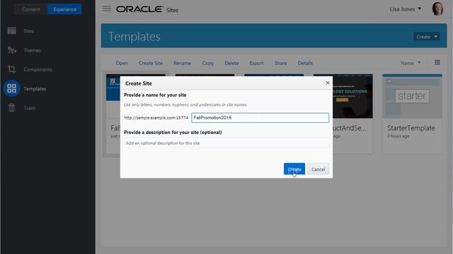Managing Templates with Oracle Sites Cloud Service смотреть онлайн