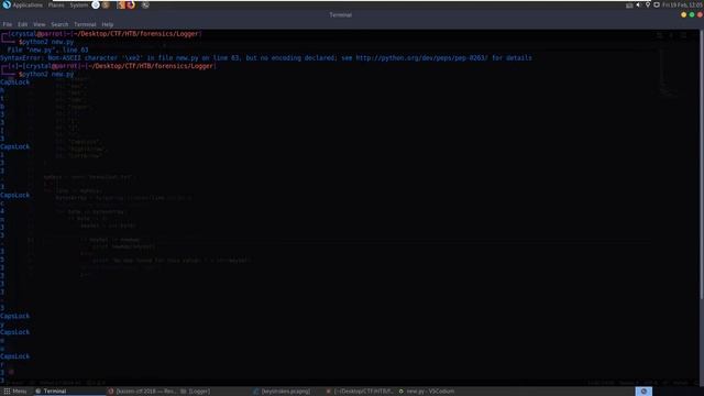 Logger [easy]: HackTheBox Forensics Challenge (USB keystroke reconstruction) смотреть онлайн
