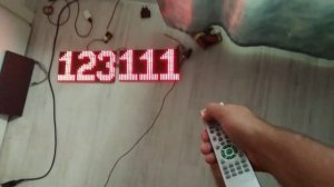 Светодиодное Табло два экрана на цифры