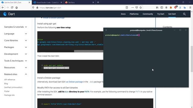 Belajar Dart - Install Dart di Windows Subsystem Linux смотреть онлайн