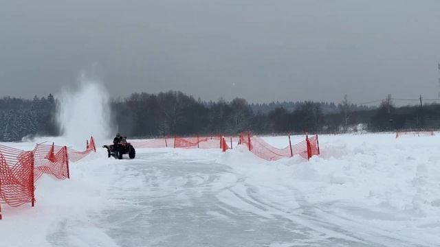 Ледовая гонка ICE DAY Москва 2024, гонка на квадроциклах по льдовому озеру Елизарово. Команда Форса смотреть онлайн