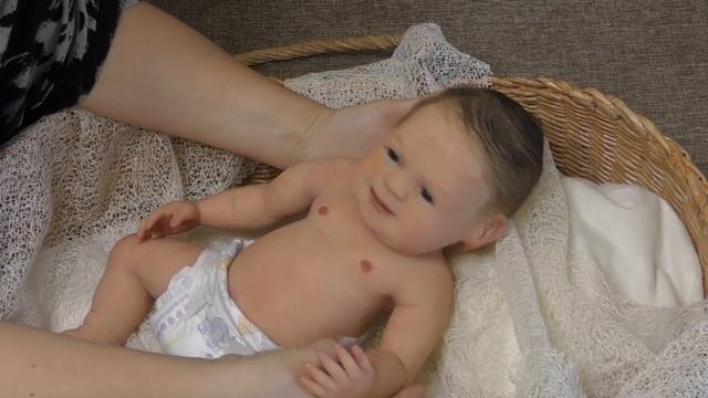 Кукла реборн из силикона Залесского. смотреть онлайн