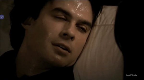 ДНЕВНИКИ ВАМПИРА 2x22 - ДЕЙМОН УМИРАЕТ ОТ УКУСА ОБОРОТНЯ .