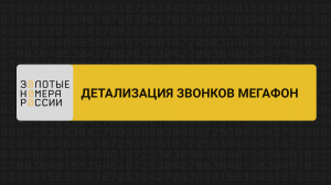 Детализация звонков МегаФон