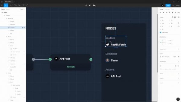 Figma Node Editor - Web Design - Speed Art