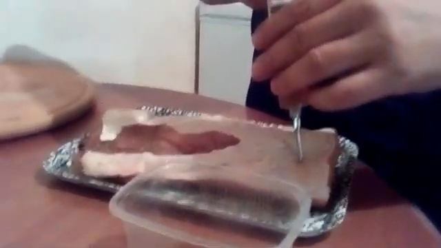 Корейка горячего копчения. коптильня из баллона смотреть онлайн