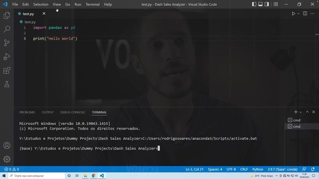 Configurando o VSCode com Python para MÁXIMA produtividade | Programação para Iniciantes смотреть онлайн