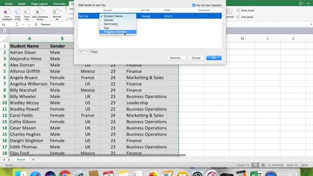 Excel 2016- Groups & Subtotals смотреть онлайн