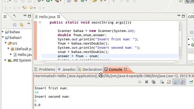 java tutorial - 5 - Basic Math Operations - تعلم البرمجة بلغة جافا смотреть онлайн