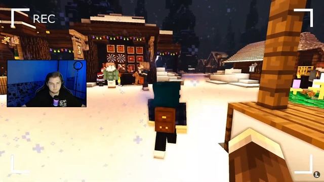 РОЖДЕСТВА НЕ БУДЕТ. Новый год УКРАЛИ - Страшилки Майнкрафт | ( Линч ) - Реакция смотреть онлайн