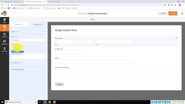 Hướng dẫn tạo form liên hệ trong Wordpress bằng 3 plugin khác nhau | Kiemtiencenter смотреть онлайн