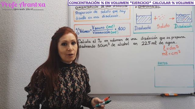 CONCENTRACIÓN PORCENTAJE EN VOLUMEN 🔶DISOLUCIONES🔶EJERCICIO 7⃣🔶 Calcular % en volumen смотреть онлайн