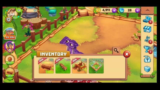 English Dinosaur Park Primeval Zoo #5 - How To Play + More Tips How to Level Up - Lets Play смотреть онлайн