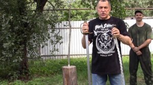 Рубка турецкой огненной саблей против пехотной шпаги 1798 г. фирмы «Назаров и Калибр» г.Иваново