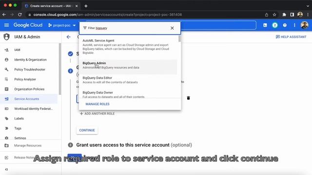 How to create service account in GCP and generate key смотреть онлайн