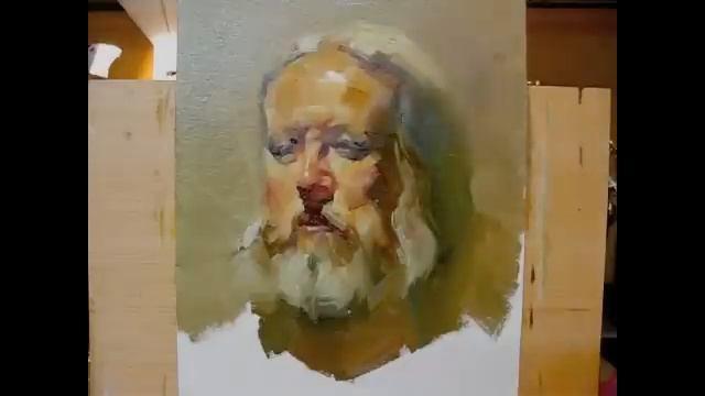 Zimou Tan | Art | "Bob" 100 minutes live painting demo. смотреть онлайн