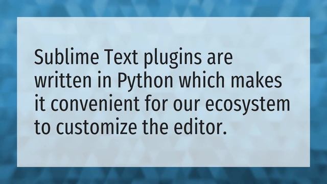 Is Sublime written in Python? смотреть онлайн