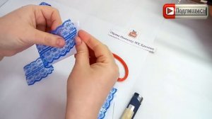 Бантики из лент и кружева/Ribbon bow/Kanzashi/DIY/MK