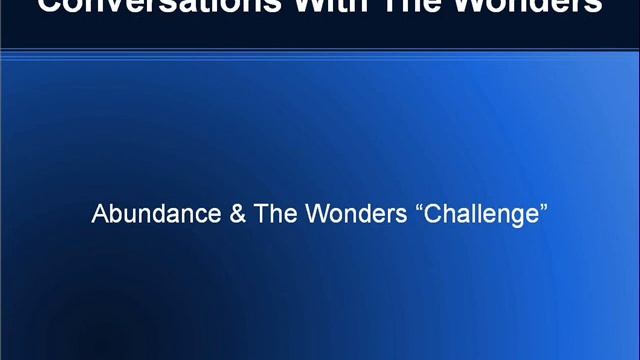 Abundance And The Wonders "Challenge" смотреть онлайн