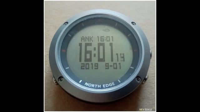 Наручные часы North Edge Altay 2, недокументированная комбинация кнопок, проверка точности хода. смотреть онлайн