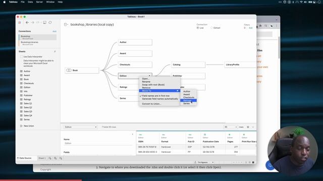 Swap root tables in the Tableau data model: New in Tableau 2022.1 смотреть онлайн