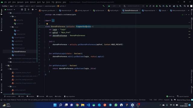 38 Android Kotlin SharedPreferences with API смотреть онлайн