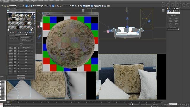 Настройка материалов vray mtl в 3dsMax. смотреть онлайн