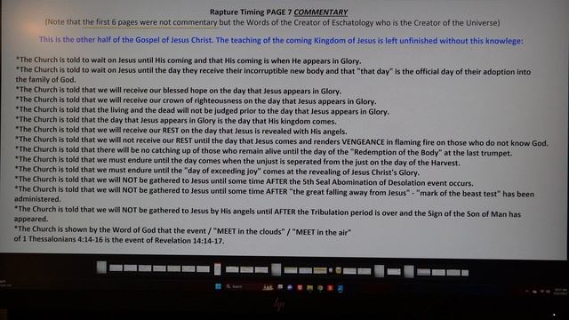 Rapture Timing PAGE 7 of 7 commentary only смотреть онлайн