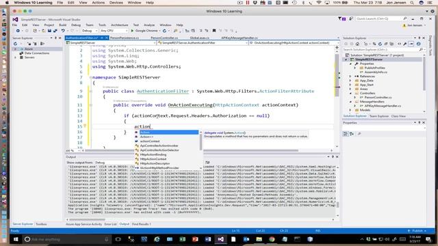 ASP.Net WebAPI Authentication and Filters смотреть онлайн