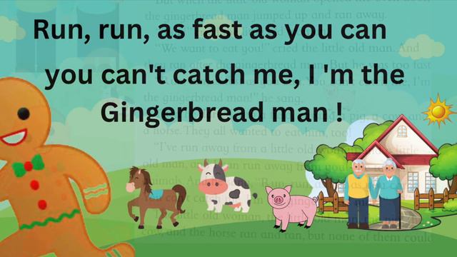 The Gingerbread Man Kids Story|readaloud Bedtime Story