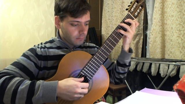 D. Aguado Metodo de Guitarra - First part - Lesson 5 смотреть онлайн