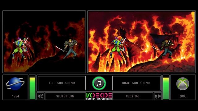 Guardian Heroes (Sega Saturn vs Xbox 360) Side by Side Comparison смотреть онлайн