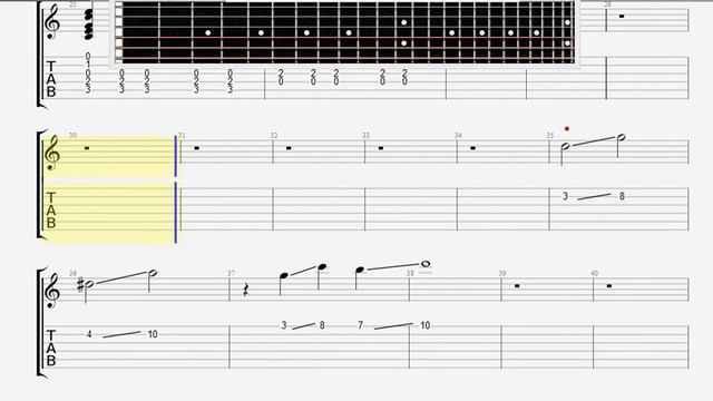 Beatles The   I 'll Follow The Sun GUITAR 1 TABLATURE