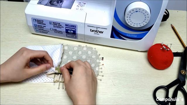 Campanula's DIY Ruffle Coin Case For Beginner
