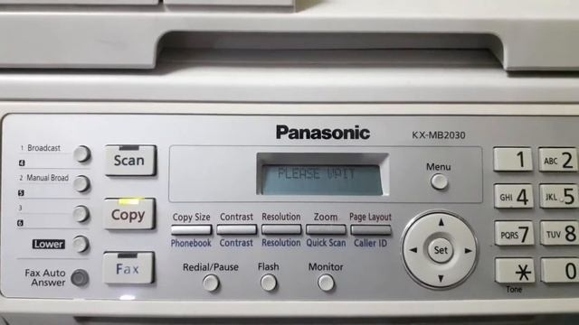 Panasonic KX-MB2030 - CALL SERVICE 1 смотреть онлайн
