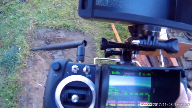 Hubsan X4 H501S тест передатчика на 600мв расстояние 1100 метров. смотреть онлайн