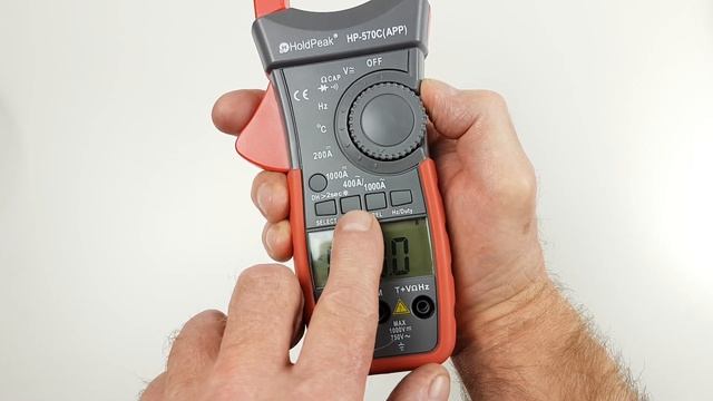 Miernik elektroniczny cęgowy HoldPeak HP-570C-APP multimetr смотреть онлайн