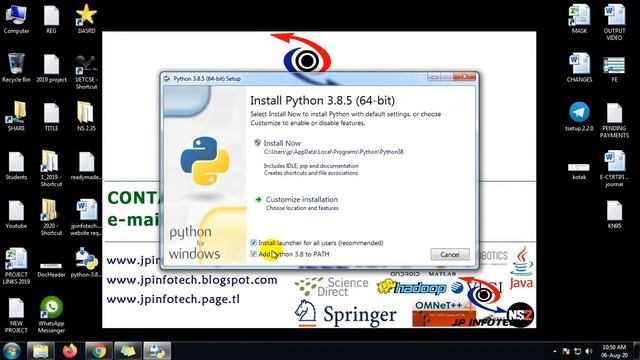 Python Installation in Windows 7 (in Tamil) தமிழில் смотреть онлайн