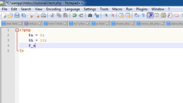 PHP Tutorials in Hindi - 6 - VARIABLES | RULES TO DECLARE A VARIABLE смотреть онлайн
