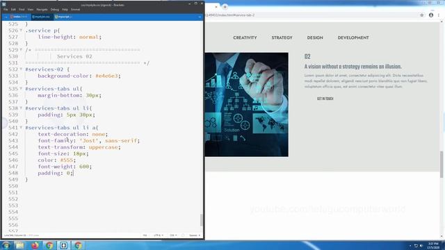 #51 How to Build Website using Html, CSS, JS, jQuery, Bootstrap - Services Section 02 - CSS Part 1 смотреть онлайн