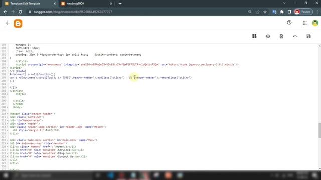 [Updated] How to make header or navigation bar sticky while scrolling - using javascript смотреть онлайн
