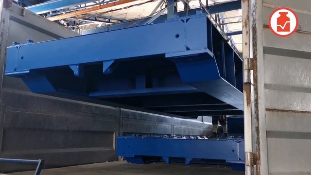 Отгрузка вагонных весов БАМ-10-16,5 (до 100 тонн, длинна платформы в сборе 16,5 метров) смотреть онлайн